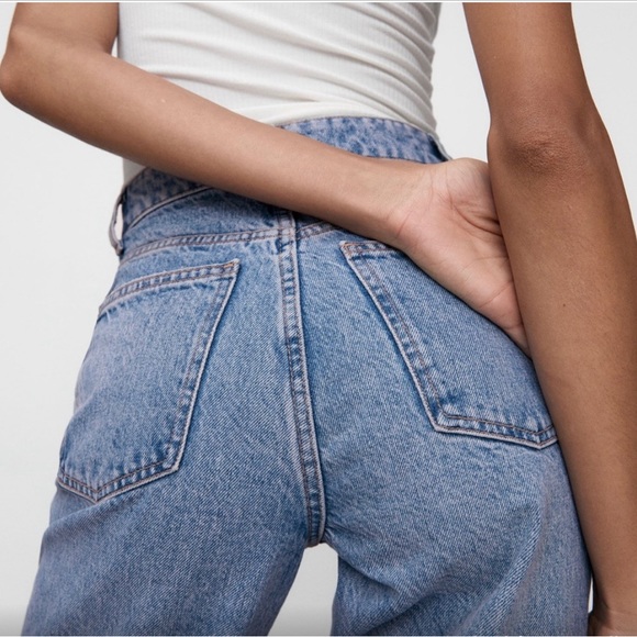 Zara high rise wide long jeans size 2 - Picture 10 of 10